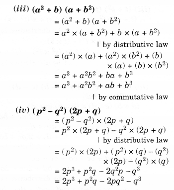 NCERT Solutions for Class 8 Maths Chapter 9 Algebraic Expressions and Identities Ex 9.4 6