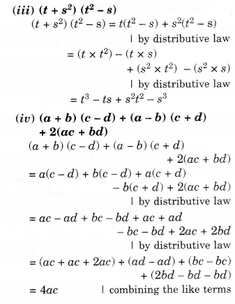 NCERT Solutions for Class 8 Maths Chapter 9 Algebraic Expressions and Identities Ex 9.4 9