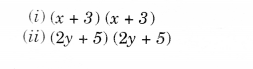 NCERT Solutions for Class 8 Maths Chapter 9 Algebraic Expressions and Identities Ex 9.5 1