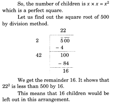 NCERTa Solutions for Class 8 Maths Chapter 6 Squares and Square Roots Ex 6.3 35