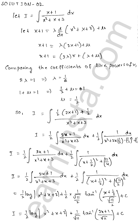 RD Sharma Class 12 Solutions Chapter 19 Indefinite Integrals Ex 19.19 1.2