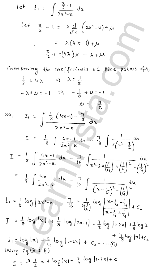 RD Sharma Class 12 Solutions Chapter 19 Indefinite Integrals Ex 19.20 1.4