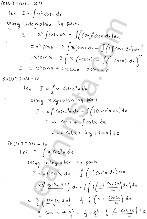 RD Sharma Class 12 Solutions Chapter 19 Indefinite Integrals Ex 19.25 1.5