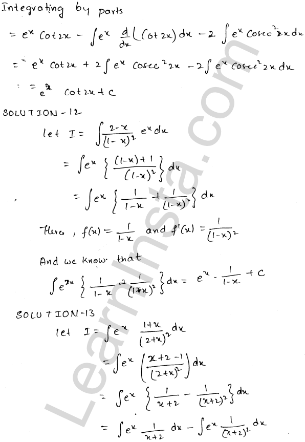 RD Sharma Class 12 Solutions Chapter 19 Indefinite Integrals Ex 19.26 1.6
