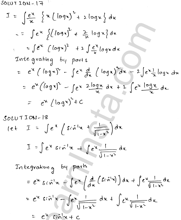 RD Sharma Class 12 Solutions Chapter 19 Indefinite Integrals Ex 19.26 1.9