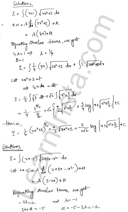 RD Sharma Class 12 Solutions Chapter 19 Indefinite Integrals Ex 19.29 1.2