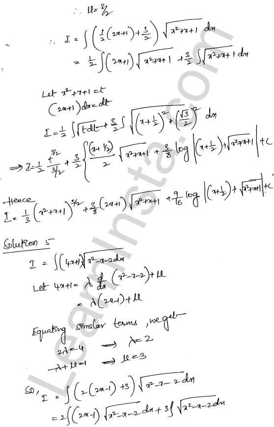 RD Sharma Class 12 Solutions Chapter 19 Indefinite Integrals Ex 19.29 1.4