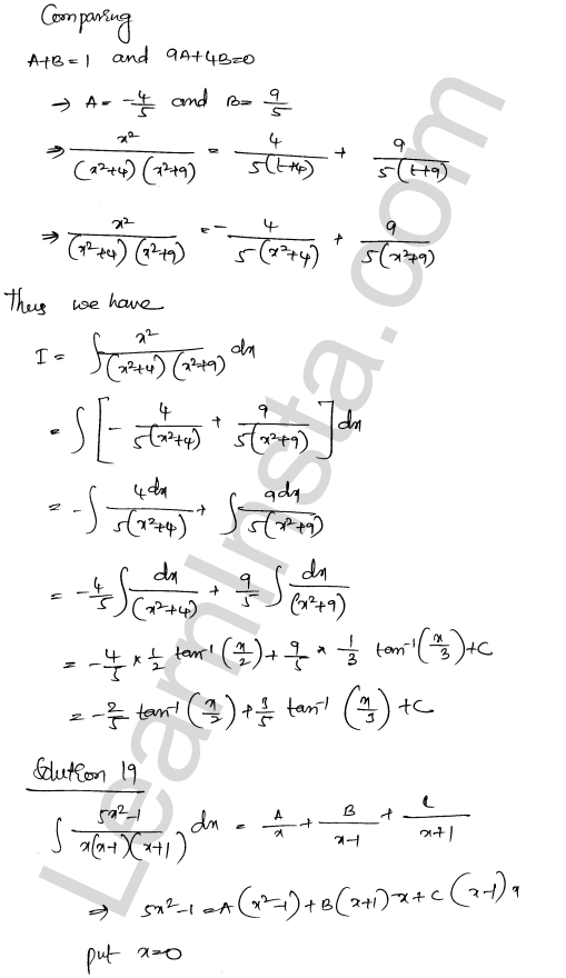 RD Sharma Class 12 Solutions Chapter 19 Indefinite Integrals Ex 19.30 1.12