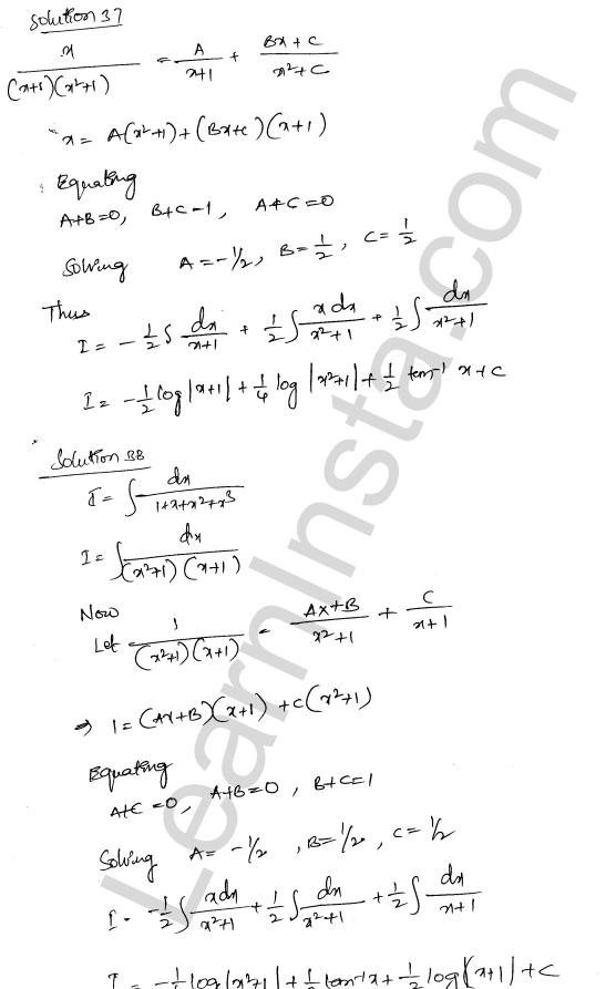 RD Sharma Class 12 Solutions Chapter 19 Indefinite Integrals Ex 19.30 1.24