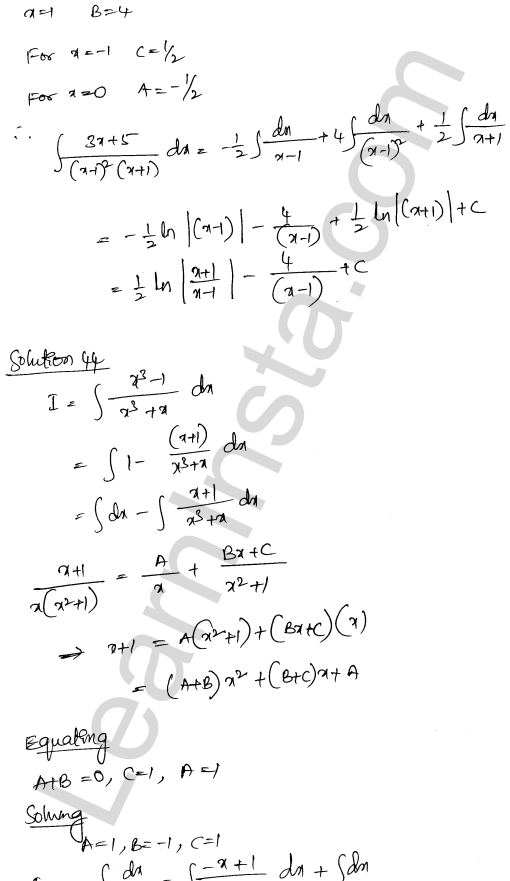 RD Sharma Class 12 Solutions Chapter 19 Indefinite Integrals Ex 19.30 1.28