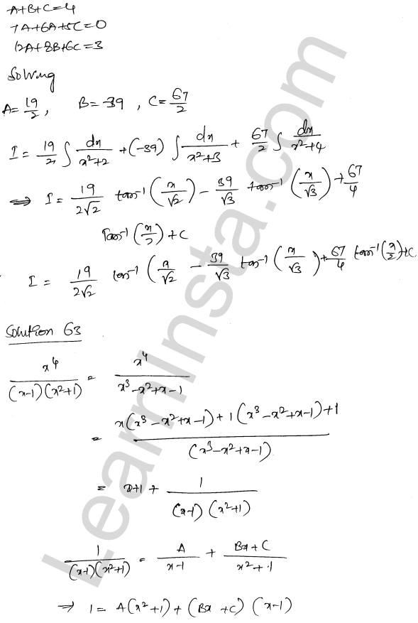 RD Sharma Class 12 Solutions Chapter 19 Indefinite Integrals Ex 19.30 1.43