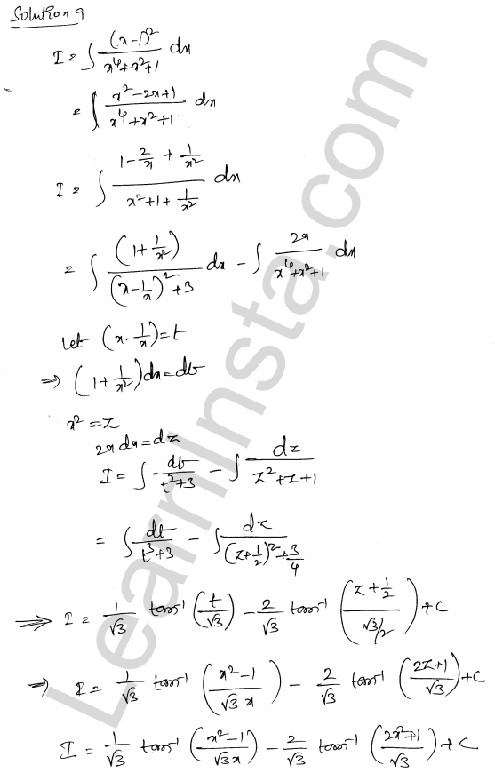 RD Sharma Class 12 Solutions Chapter 19 Indefinite Integrals Ex 19.31 1.7