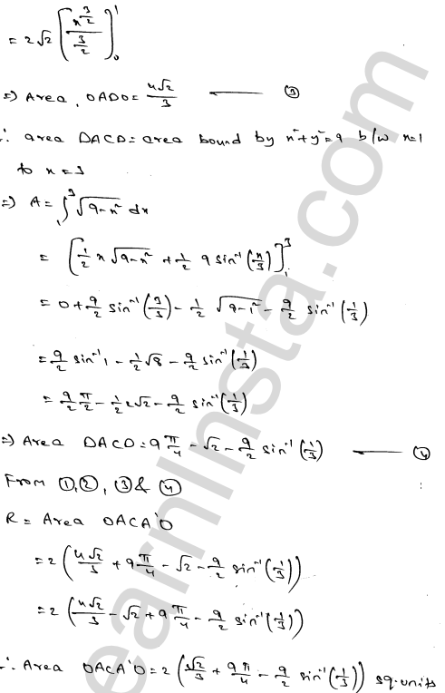 RD Sharma Class 12 Solutions Chapter 21 Areas of Bounded Regions Ex 21.3 1.16