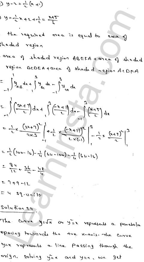RD Sharma Class 12 Solutions Chapter 21 Areas of Bounded Regions Ex 21.3 1.40