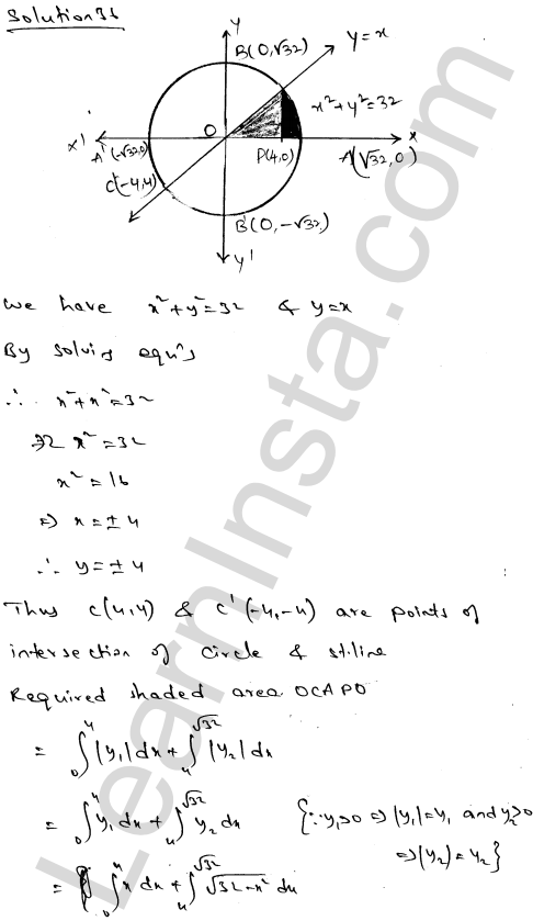 RD Sharma Class 12 Solutions Chapter 21 Areas of Bounded Regions Ex 21.3 1.61