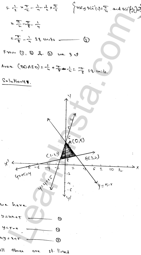 RD Sharma Class 12 Solutions Chapter 21 Areas of Bounded Regions Ex 21.3 1.69