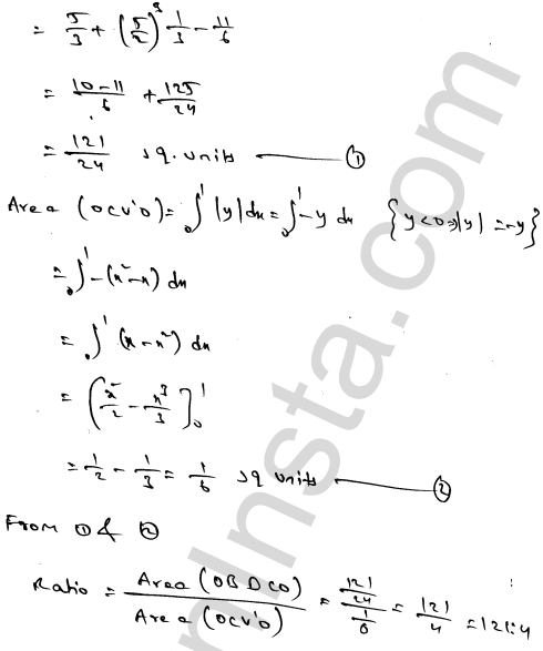 RD Sharma Class 12 Solutions Chapter 21 Areas of Bounded Regions Ex 21.3 1.85