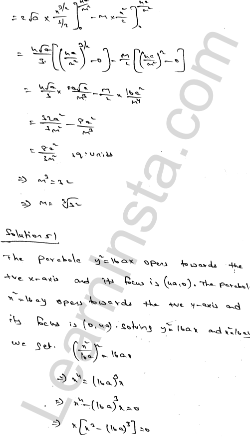 RD Sharma Class 12 Solutions Chapter 21 Areas of Bounded Regions Ex 21.3 1.90