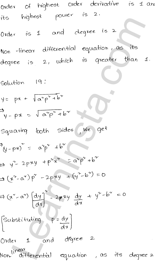 RD Sharma Class 12 Solutions Chapter 22 Differential Equations Ex 22.1 1.13