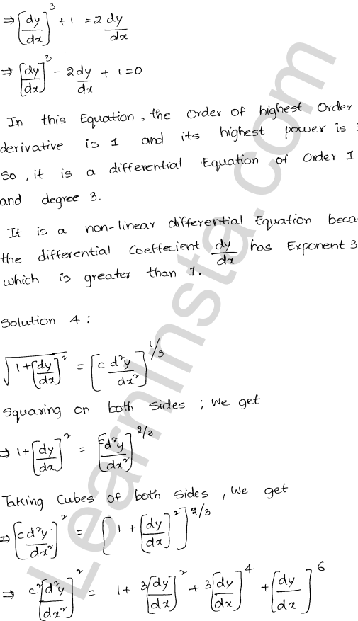 RD Sharma Class 12 Solutions Chapter 22 Differential Equations Ex 22.1 1.2
