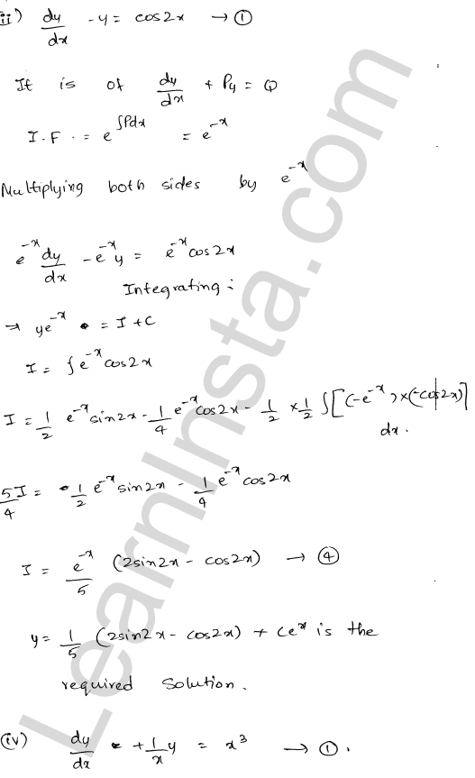 RD Sharma Class 12 Solutions Chapter 22 Differential Equations Ex 22.10 1.27