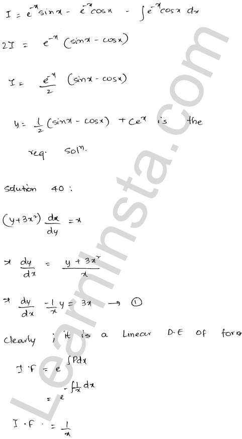 RD Sharma Class 12 Solutions Chapter 22 Differential Equations Ex 22.10 1.47