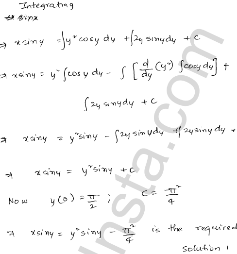 RD Sharma Class 12 Solutions Chapter 22 Differential Equations Ex 22.10 1.49