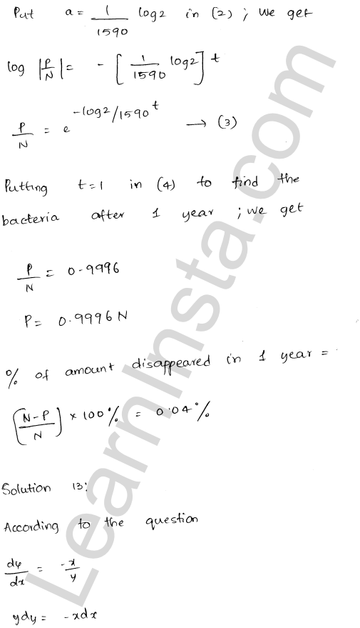 RD Sharma Class 12 Solutions Chapter 22 Differential Equations Ex 22.11 1.19