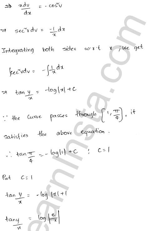 RD Sharma Class 12 Solutions Chapter 22 Differential Equations Ex 22.11 1.23