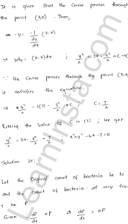 RD Sharma Class 12 Solutions Chapter 22 Differential Equations Ex 22.11 1.36