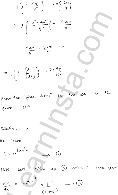 RD Sharma Class 12 Solutions Chapter 22 Differential Equations Ex 22.3 1.14