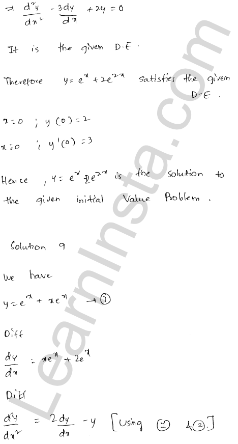 RD Sharma Class 12 Solutions Chapter 22 Differential Equations Ex 22.4 1.8