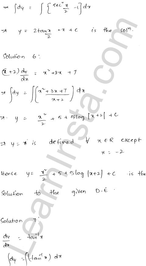 RD Sharma Class 12 Solutions Chapter 22 Differential Equations Ex 22.5 1.4