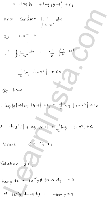 RD Sharma Class 12 Solutions Chapter 22 Differential Equations Ex 22.7 1.16
