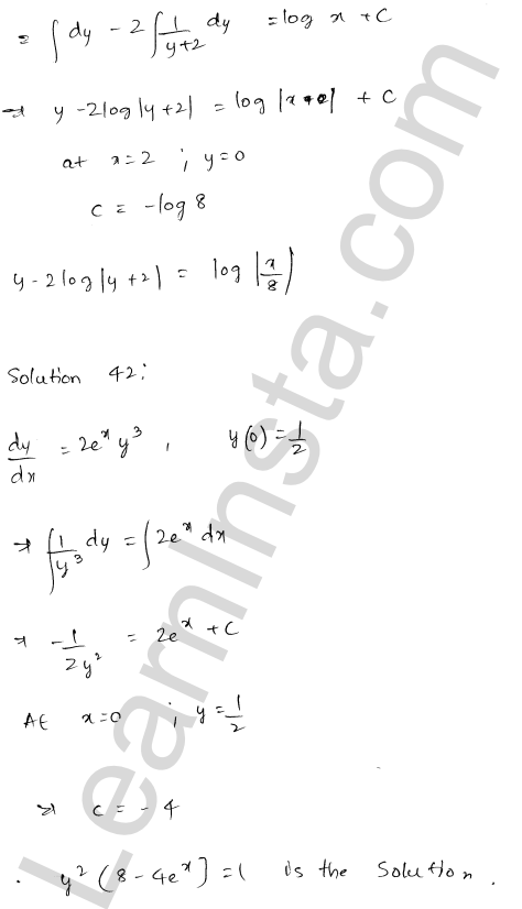 RD Sharma Class 12 Solutions Chapter 22 Differential Equations Ex 22.7 1.31