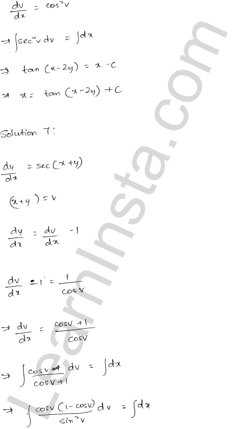 RD Sharma Class 12 Solutions Chapter 22 Differential Equations Ex 22.8 1.5