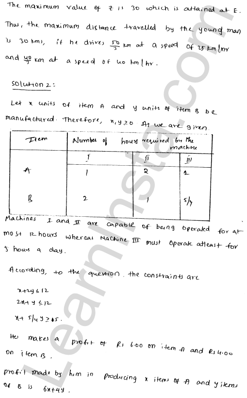 RD Sharma Class 12 Solutions Chapter 30 Linear programming Ex 30.4 1.4