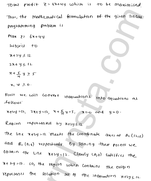 RD Sharma Class 12 Solutions Chapter 30 Linear programming Ex 30.4 1.5