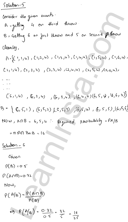 RD Sharma Class 12 Solutions Chapter 31 Probability Ex 31.1 1.3