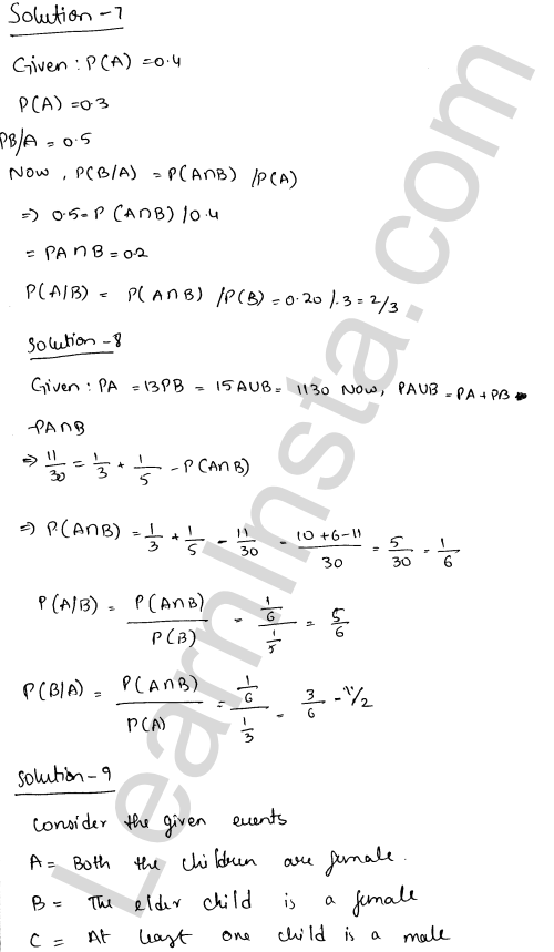 RD Sharma Class 12 Solutions Chapter 31 Probability Ex 31.1 1.4