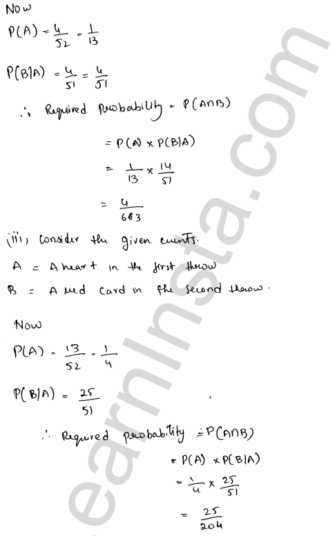 RD Sharma Class 12 Solutions Chapter 31 Probability Ex 31.2 1.5