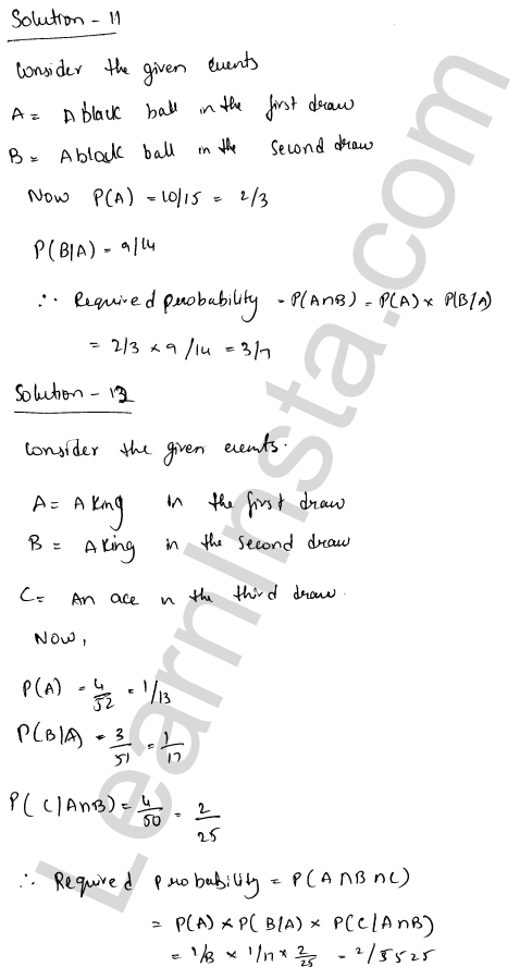 RD Sharma Class 12 Solutions Chapter 31 Probability Ex 31.2 1.8