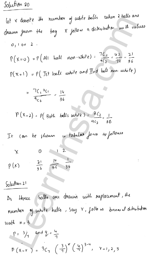 RD Sharma Class 12 Solutions Chapter 33 Binomial Distribution Ex 33.1 1.13