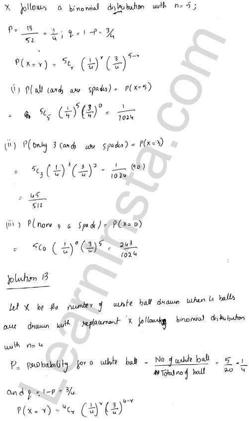 RD Sharma Class 12 Solutions Chapter 33 Binomial Distribution Ex 33.1 1.8