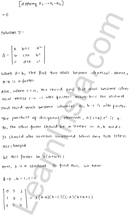 RD Sharma Class 12 Solutions Chapter 6 Determinants Ex 6.2 1.15