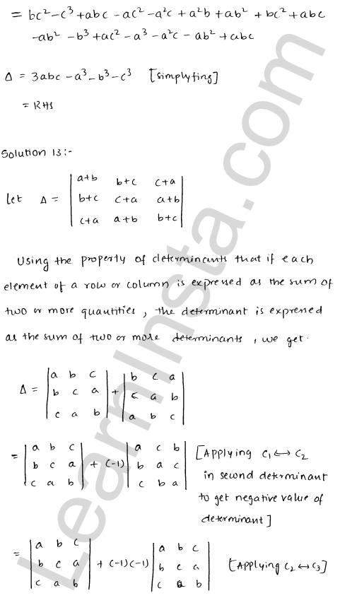 RD Sharma Class 12 Solutions Chapter 6 Determinants Ex 6.2 1.24