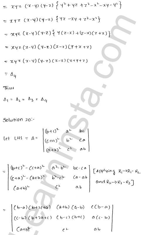 RD Sharma Class 12 Solutions Chapter 6 Determinants Ex 6.2 1.31