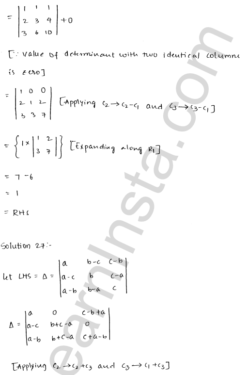 RD Sharma Class 12 Solutions Chapter 6 Determinants Ex 6.2 1.40
