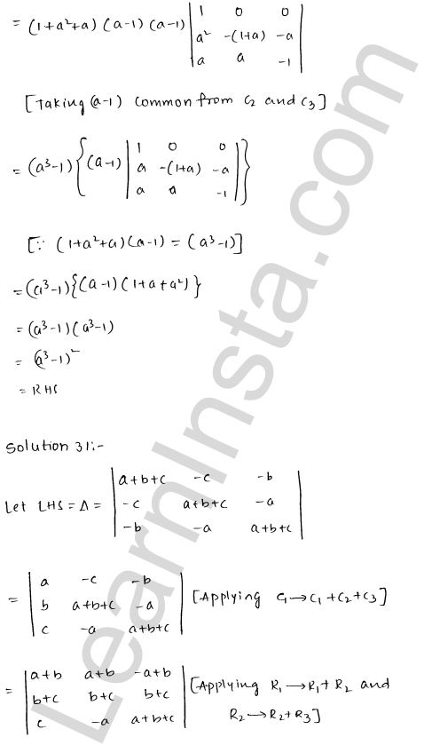 RD Sharma Class 12 Solutions Chapter 6 Determinants Ex 6.2 1.44