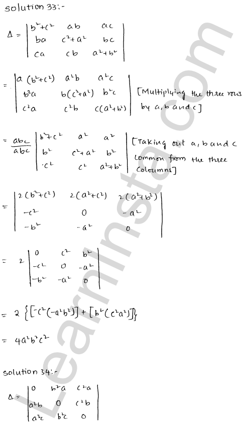 RD Sharma Class 12 Solutions Chapter 6 Determinants Ex 6.2 1.46